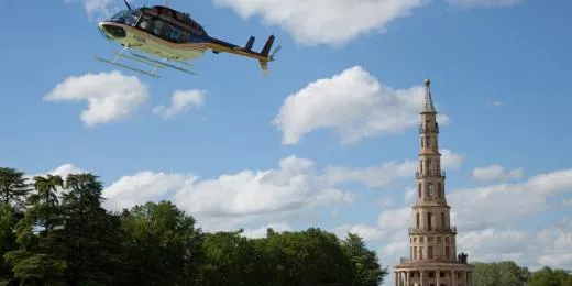 Survol Amboise en hélicoptère
