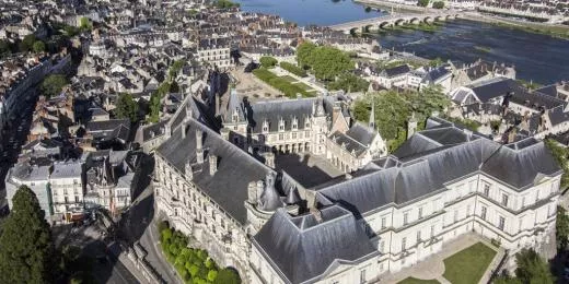 Vue aérienne Château de Blois