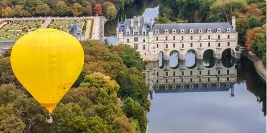 Chenonceau en montgolfière