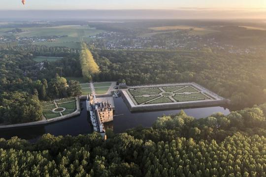 chenonceau vu du ciel