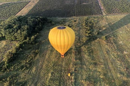 la vallée du loir en montgolfière