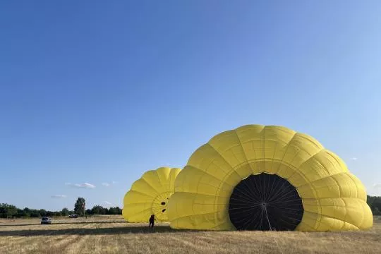 Sarthe hot air balloon flight