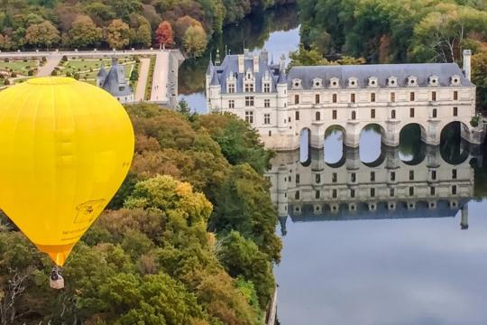 Chenonceau en montgolfière