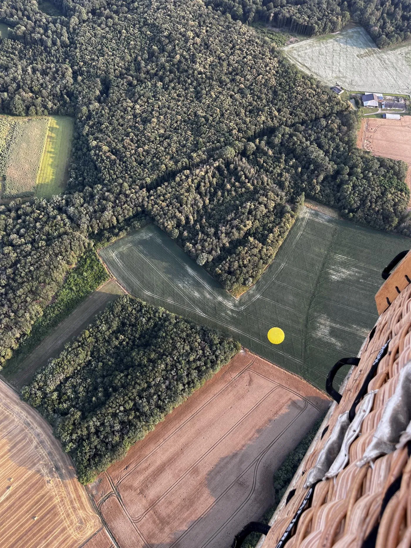 Flug im Heißluftballon Sarthe