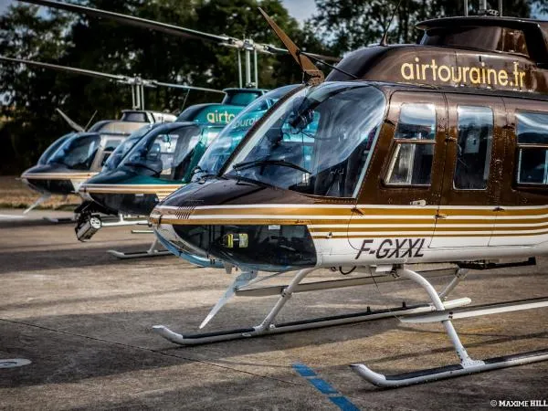 Primo volo in elicottero ad Angers - Le petit Anjou
