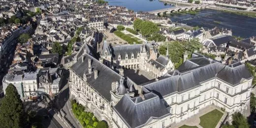 Luchtfoto van Château de Blois