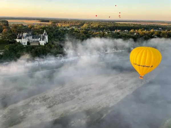 Ballonvaart boven de kastelen van de Loire vanuit Amboise